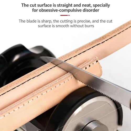 Cortador de tiras de cuero manual ajustable para trabajos artesanales 5