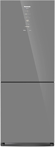 Geladeira Panasonic BB65 Diamond Glass Inverse Frost Free 450L Inverter A+++ - NR-BB65GVFM 220V