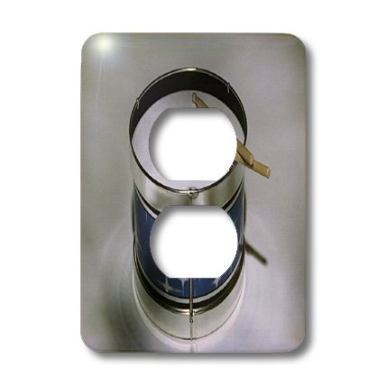 Cache de sortie 2 prises avec tambour 3dRose lsp_33194_6 pour habiller vos murs
