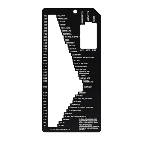 Ludex Ammo Case Length Gauge, Cartridge Length...
