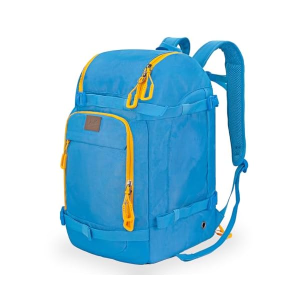 WOLT-Ski-Boot-Backpack-Bag-50L-Durable-Ski-Boot-Travel-Backpack-for-Ski-Gear-Helmet-Goggles-Gloves-Skis-Snowboard WOLT Ski Boot Bag Backpack 50L Snowboard Boot Bag for Travel for Snow Boots, Ski Helmet, Gloves, Goggles, Skiing Gear