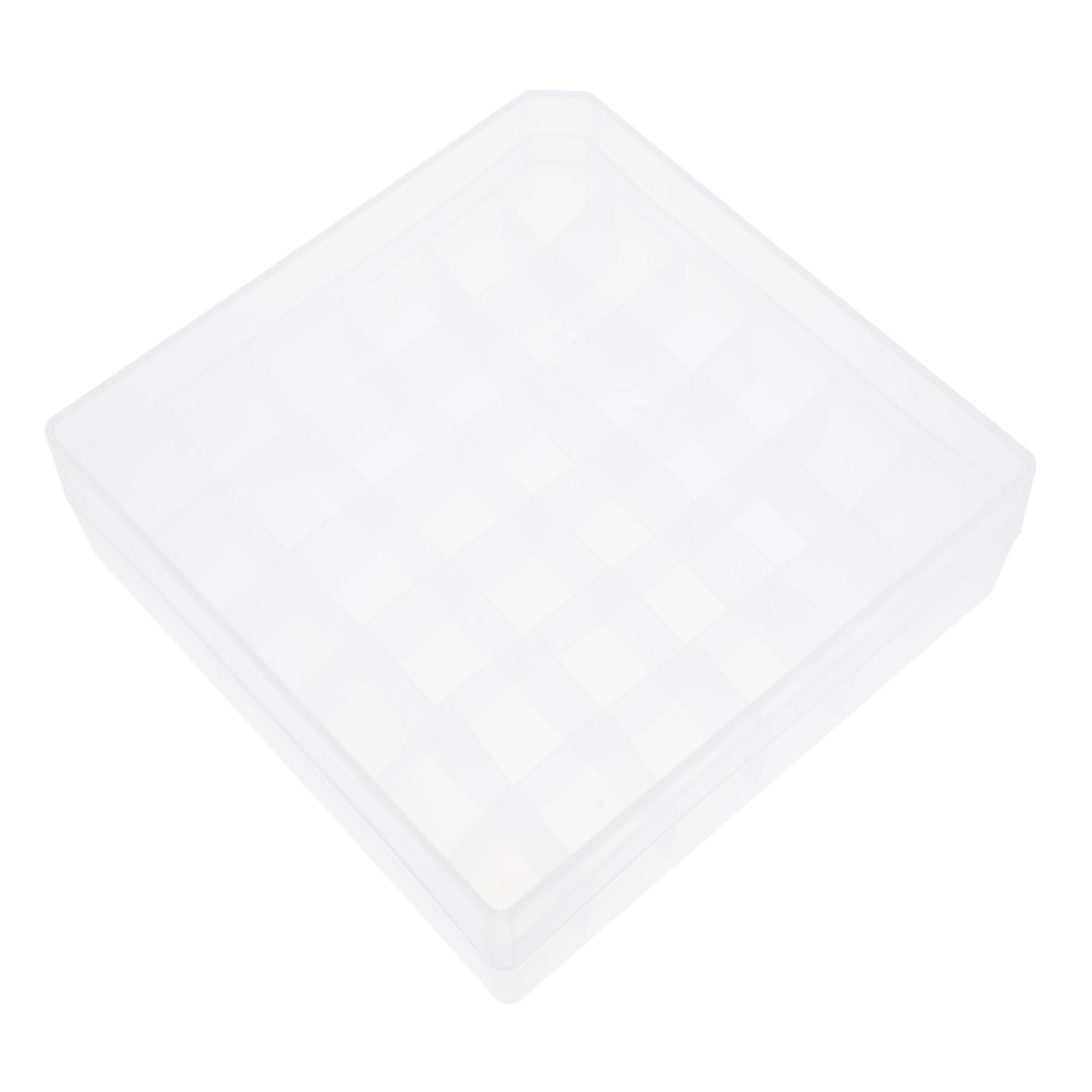 OHPHCALL Vial Storage Case with Compartments Durable Plastic Box for Injection Bottles Portable Design for Easy Organization of Samples and Accessories