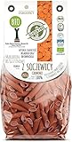  Pasta (de lentejas rojas) tubo de penne sin gluten BIO 250 g - FABIJAŃSCY
