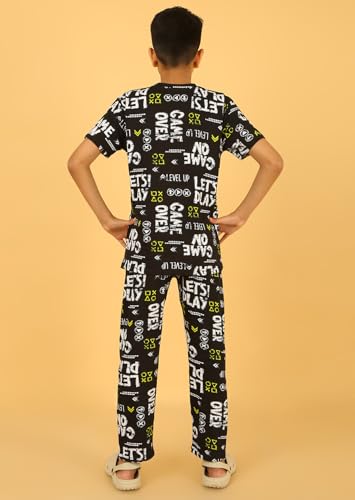 Image of Ninos Dreams Boys Cotton Coord Set /Boys Night Suit /Boys Loungewear /Boys Night Dress