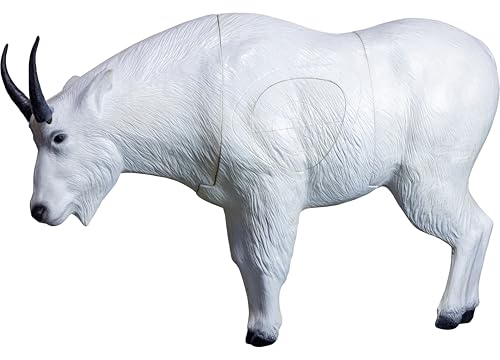 BIGshot Real Wild 3D Mountain Goat Life-Size Archery Target - Premium Self-Healing Foam