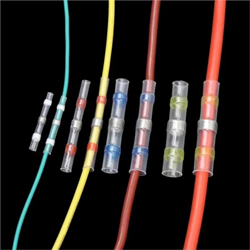 Conectores termorretráctiles impermeables para empalmes eléctricos sin soldador 6