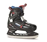 Edelstahl, Synthetik FILA Skates J-one Ice RTL Unisex Erwachsene Eislaufschuhe, Unisex, 10415015, Schwarz, 27