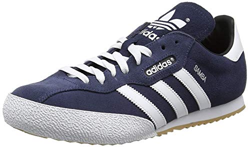 Adidas Samba Suede Hombre Zapatos de Cordones (42 EU, Azul)