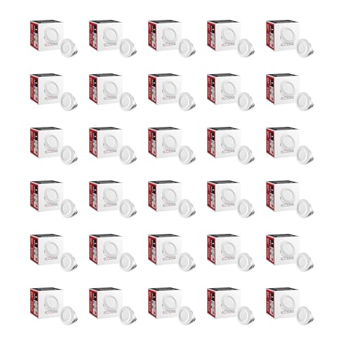 Image of Goldmedal Ecostar 1W LED COB Round Spot Light- Red | Pack of 30|Up to 80 Lumens per Watt | Cut-Out Size: O25mm | Dimension: O39X20mm | for Indoor Application