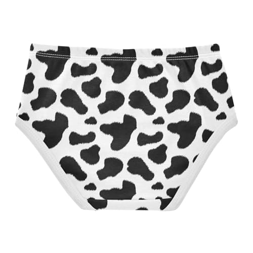 Little Girl Underwear Toddler Panties Kids Undies Cow Print Soft Cotton Briefs 2T-8Y2