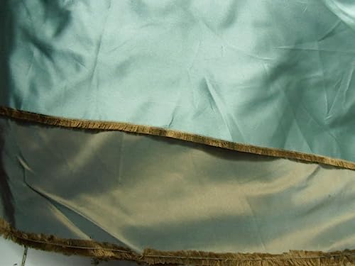 Soies Silk Dutchess Dusty Green X Dusty Khakhi large de 304 cm pour haute couture