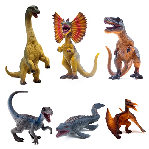 SIENON 6Pack Jurassic Dinosaurier-Spielzeugfiguren, realistisches...