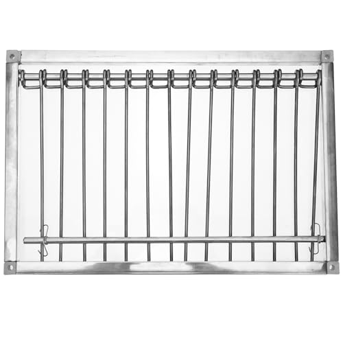 Levemolo Puerta Automática para Gallinero de Acero Inoxidable 39 CM Puerta de Entrada para Palomas y Jaulas para Palomas Mensajeras Suministro para Jaulas de Pájaros
