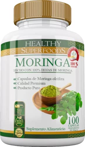 pastillas de moringa Marca HEALTHY SUPERFOODS