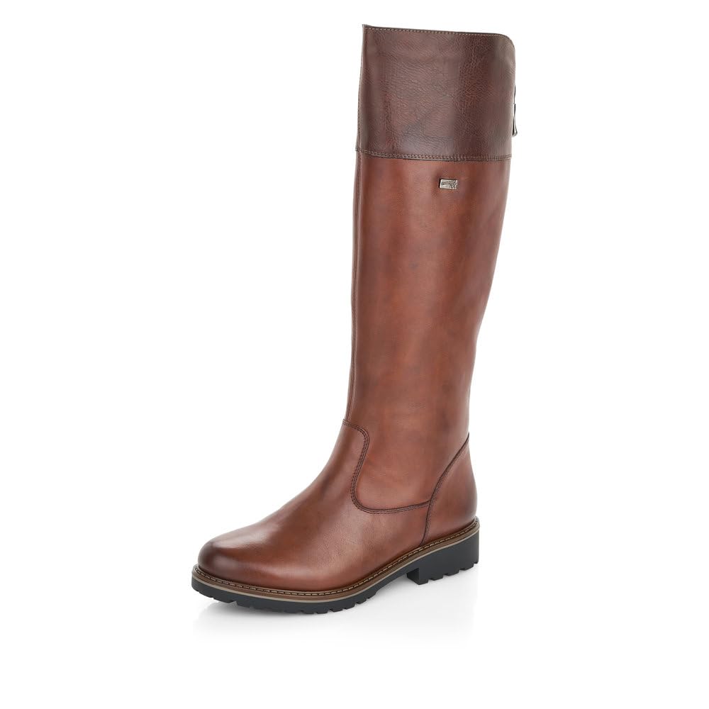 Remonte Women Boots R6581, Ladies Winter Boots,Removable Insole,Water Repellent,remonteTEX,Winter Boots,lace-up Boots,Lined,Warm,Braun,39 EU / 6 UK
