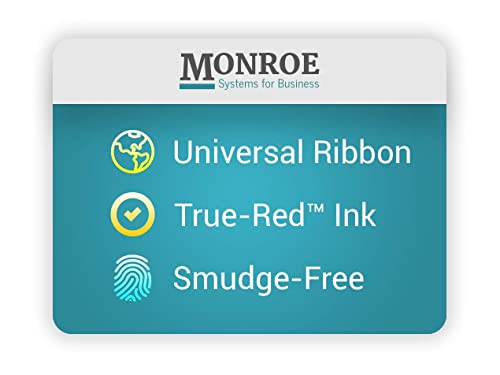 Monroe Calculator M33X Super Saturated Ribbon Cartridge For Monroe 6120X, 2020Plusx, 122Pdx, 8130X, 8145X, And Ultimatex #TOP1