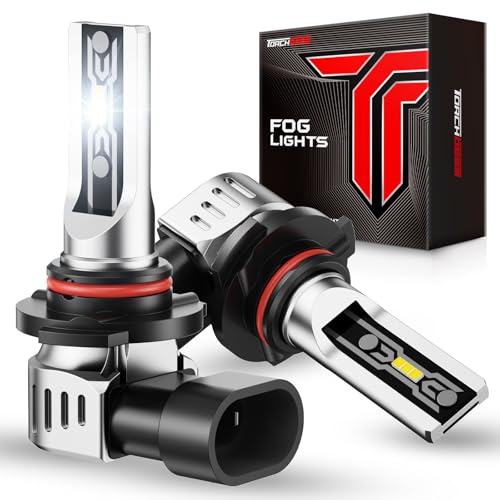 Torchbeam H10/9145 LED Fog Light Bulbs, 12000Lumens Upgrade, 600% Brightness