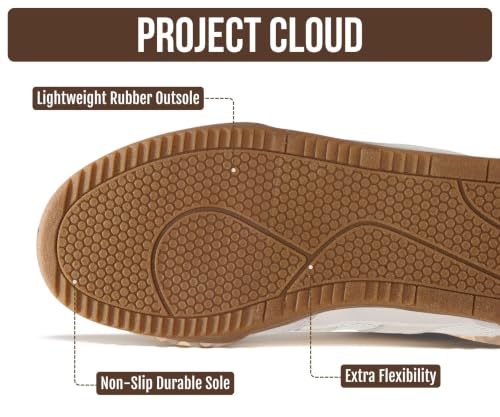 Image of Genuine Leather Slip On Sneakers for Women with Leather Memory Foam Insole | Memory Foam Insole Lightweight Shoes for Women - Womens Fashion Sneakers - Comfortable Women Footwear Everyday Essentials
