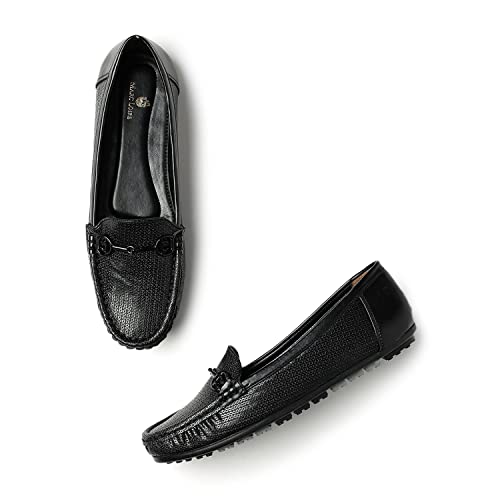 Image of Marc Loire Women Soft Comfortable Flat Loafers for Casual & Office Wear