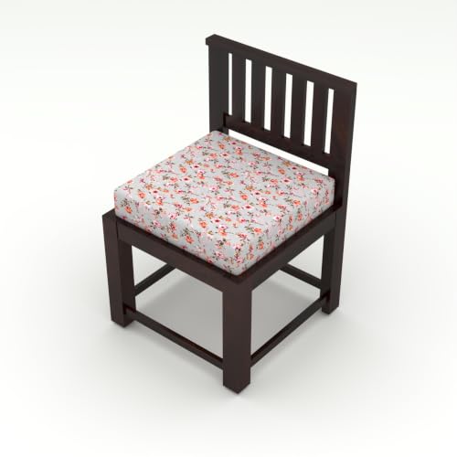 Image of Solid Sheesham Wood Dining Chair Set of 2 | Wooden Arm Chairs with Cushion | Living Room Chair | Dining Table Chair | Modern Wooden Furniture