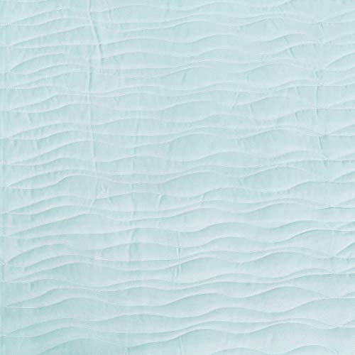 C&F Home Deep Blue Sea Waves King 3 Piece Quilt Set with 2 Shams All Season Reversible Lightweight Microfiber Summer Beach Ocean Coastal Bedspread Coverlet King 3 Piece Set Aqua - Image 6