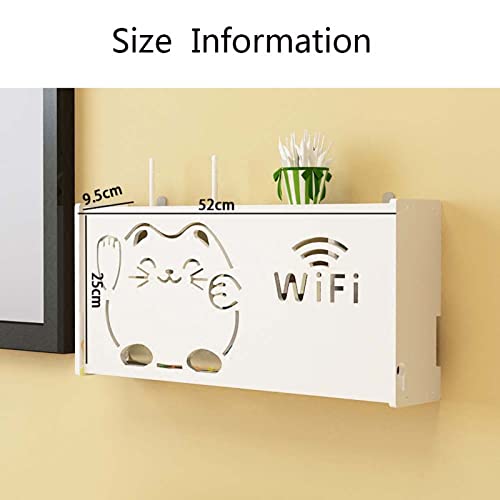 Boîte rangement routeur pour cacher les câbles et protéger les prises - 3