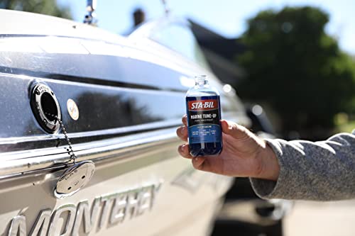 Image of STA-BIL Marine Tune-Up Fuel Treatment, 8 oz | Treats 20 gallons. Cleans fuel systems, removes water, and restores performance.