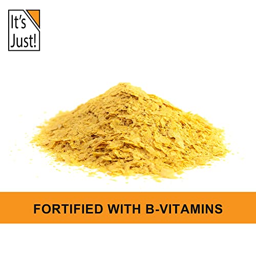 It's Just - Yeast Flakes, Nutritional Yeast, Premium Fortified, Nooch, Vegan Cheese Substitute (8 Ounces) #TOP4