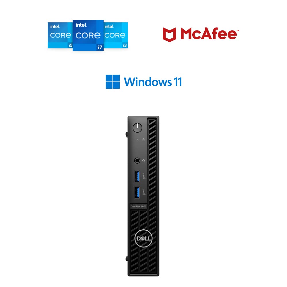 Desktop Dell Optiplex 3000 Micro 12ª Geração Intel Core i3 8GB