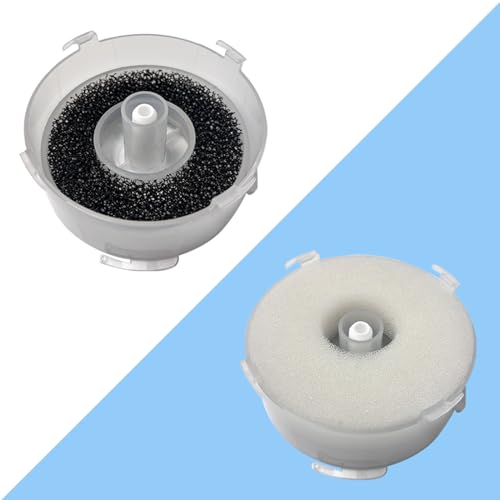 Image of Compatible Replacement Set for Biorb Filter - Carbon Rings, Foam, Air Stone & Cleaner Pad (6 Foam Pieces, 3 air Stones, 1 pad)