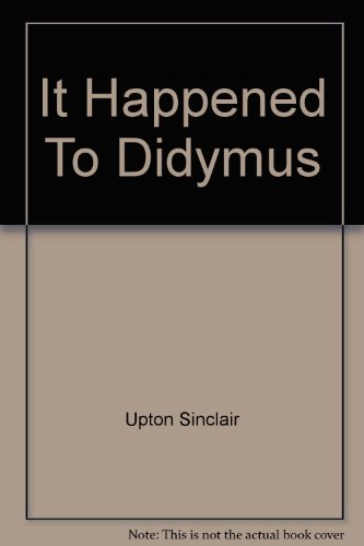 It happened to Didymus. B002BILCCO Book Cover