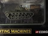U.S. Marine Corps M-48 Patton Tank (Coffin Cheater painted on gun) Vietnam War Corgi Fighting Machines Series with Display Stand