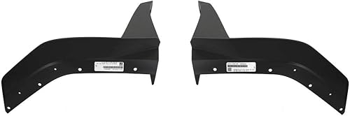 Miniatura 2 de Blue Oval Industries Par de mimbres divisores traseros para Ford Mustang o Shelby GT500 2015-2022, acabado de polipropileno texturizado negro (PP)