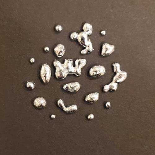 10 Grams Gallium Metal 99.99% Pure Non-Toxic (Liquid Mercury Metal Replacement)