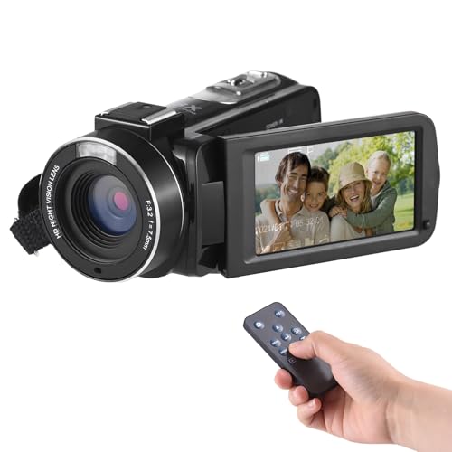Design versatile dello schermo per la massima flessibilità: questa videocamera portatile presenta uno schermo IPS da 3,0 pollici con gradiente di colore sfumato e dettagli nitidi e rotazione di 270°. Che tu stia registrando video di te stesso, scatti da una prospettiva bassa o condividendo i tuoi filmati con altri, lo schermo si adatta alle tue esigenze e garantisce il massimo comfort.