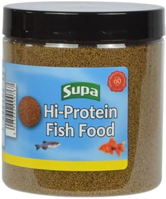 Supa Hi-Protein Crumble Fish Food 150 gram 0.5mm-0.8mm, For All Coldwater and Tropical Fish, Made From Premium Quality Ingredients Which Offer A Nutritionally Balanced Diet,