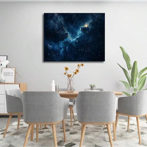 Toile Art Mural Ciel Étoilé Lumineux Impression Haute Définition 60x80