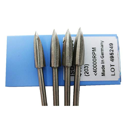 10Pcs 2.35 Radial Cutter Pointed Three-Edge Milling Cutter Face Side Wood Carving Knife Tool Wood Cutter Graver Lettering Diy 5 Sizes 10Pcs #TOP1