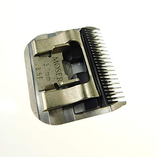 Samsebaer Tête de coupe « Snap on » Moser pour tondeuses (notamment Moser Max 45 et Max 50, Aesculap, Oster et Andis) Modèles voir description (1/10 - 1/20 - 1 - 2 - 2,3 - 2,5 - 3 - 5 - 7 - 9 mm). 50F 40F 30F10F 10W 9F 8.5F 7F 5F 4F.