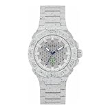 Étanche jusqu'à 30 mètres GUESS Montre analogique Blanche pour Homme US, Blanc