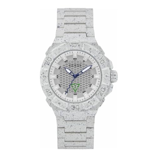 Montre GUESS homme blanche finissez-en avec les accessoires ternes et sans style
