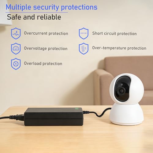 5V 10A Netzteil, 50W Hochstromadapter, AC 110V auf 5V Transformator, Universelles Spannungswandler für LED-Streifen, LCD Monitor, 3D Drucker und Mehr Geräte