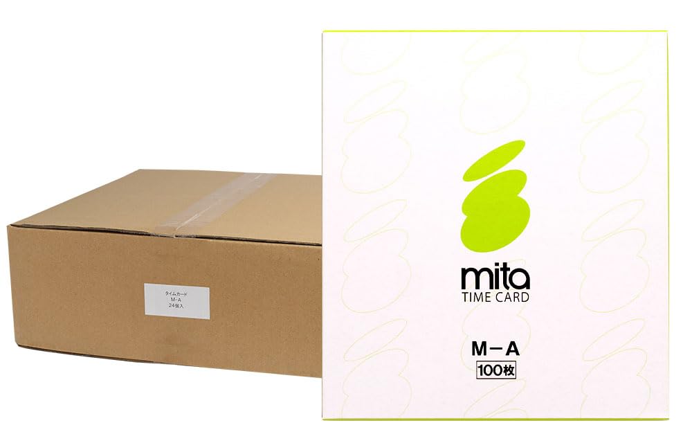 Amazon | mita アマノ用 タイムカード Aカード対応 汎用品 M-A（月末