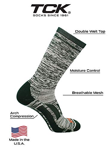 Image of TCK Sports Heathered Crew Socks