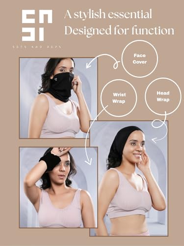Image of Viscose Lycra Head Bandana for Men & Women | Odour-free & Breathable | Durable & Multipurpose Bandana for men biking