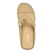 Calvin Klein Women's Marcheli Wedge Sandal, Light Natural Braided 110, 8.5