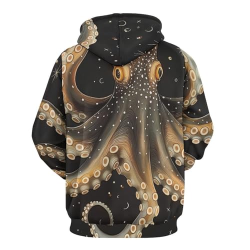 Sweatshirt à capuche noir manches longues isolant thermique taille S