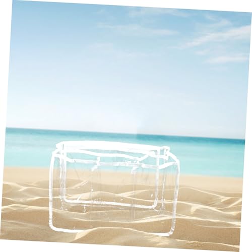 Large Beach Tote Bag Vinyl Organizer for Sundries Clothes for Women for Pool Outdoor Activities4