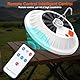 LeKaufen 120 Solar Camping Lampe Akku Aufladbar mit Fernbedienung, USB Wiederaufladbare LED Campinglampe, Zeltlampe, 5 Modi IPX7 Wasserdicht Camping Licht für Zelt Beleuchtung