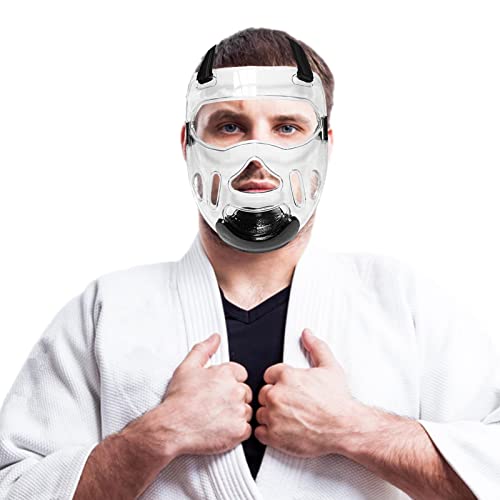 Protezione per il viso per karate, protezione per